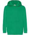 62043 Children's Hooded Sweatshirt Kelly Green colour image